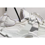 Dolce & Gabbana White Nylon Low Top Space Men Sneakers Shoes MV7188-39