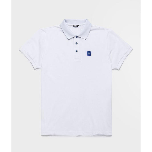 Refrigiwear White Cotton Polo Shirt RE-14995-M
