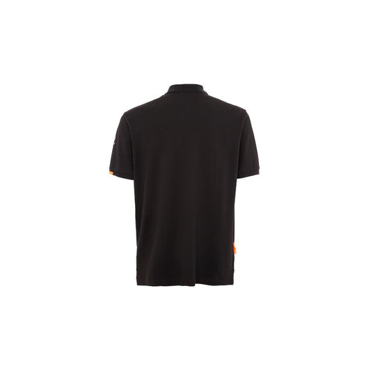 Suns Black Cotton Polo Shirt SU-15042-S