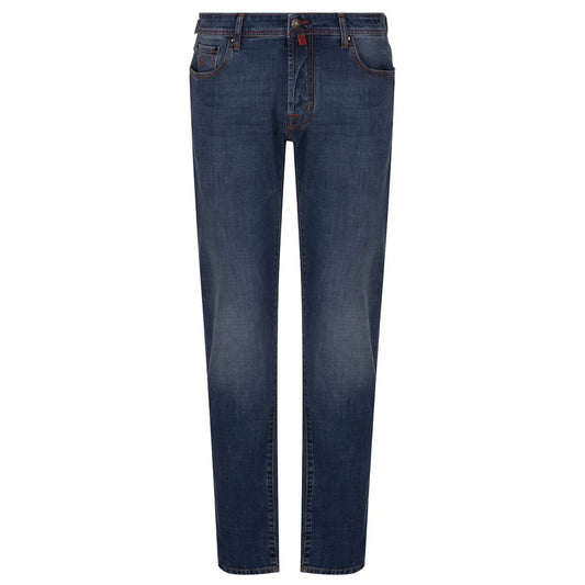 Jacob Cohen Blue Cotton Jeans & Pant JA-15050-IT40 | M