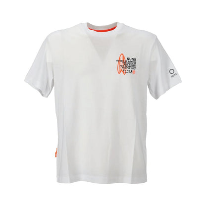Suns White Cotton T-Shirt