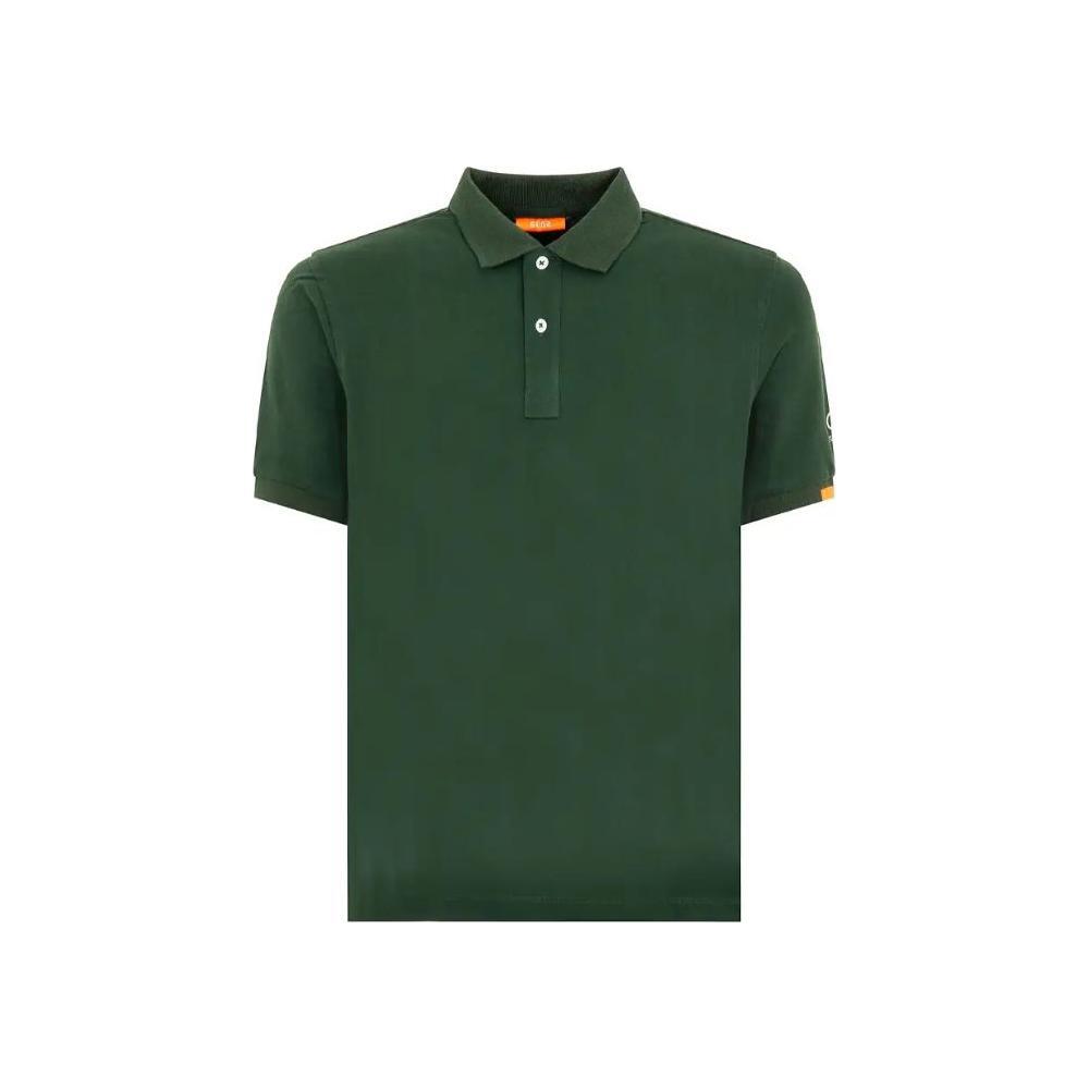 Suns Green Cotton Polo Shirt SU-15049-S