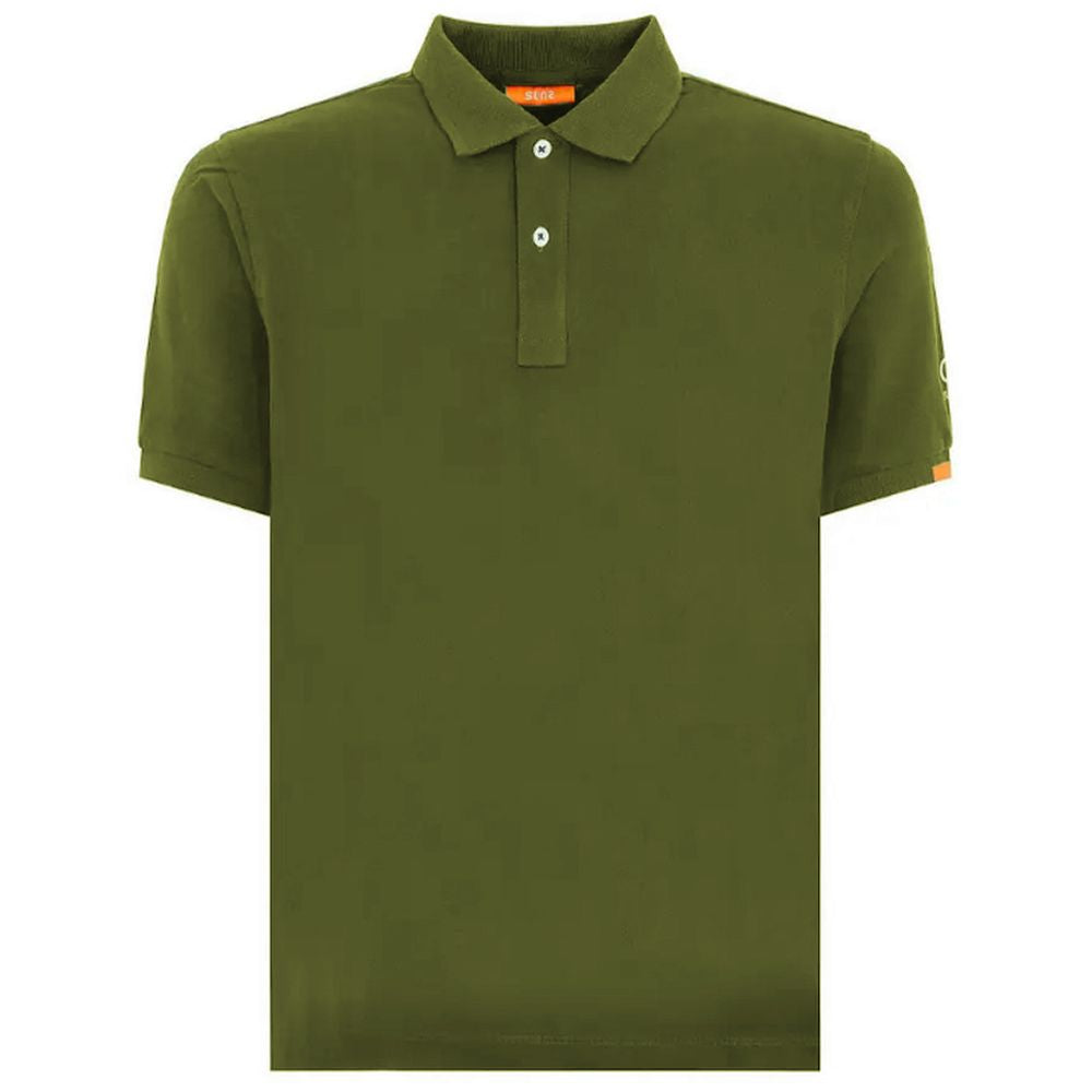Suns Green Cotton Polo Shirt SU-15043-S