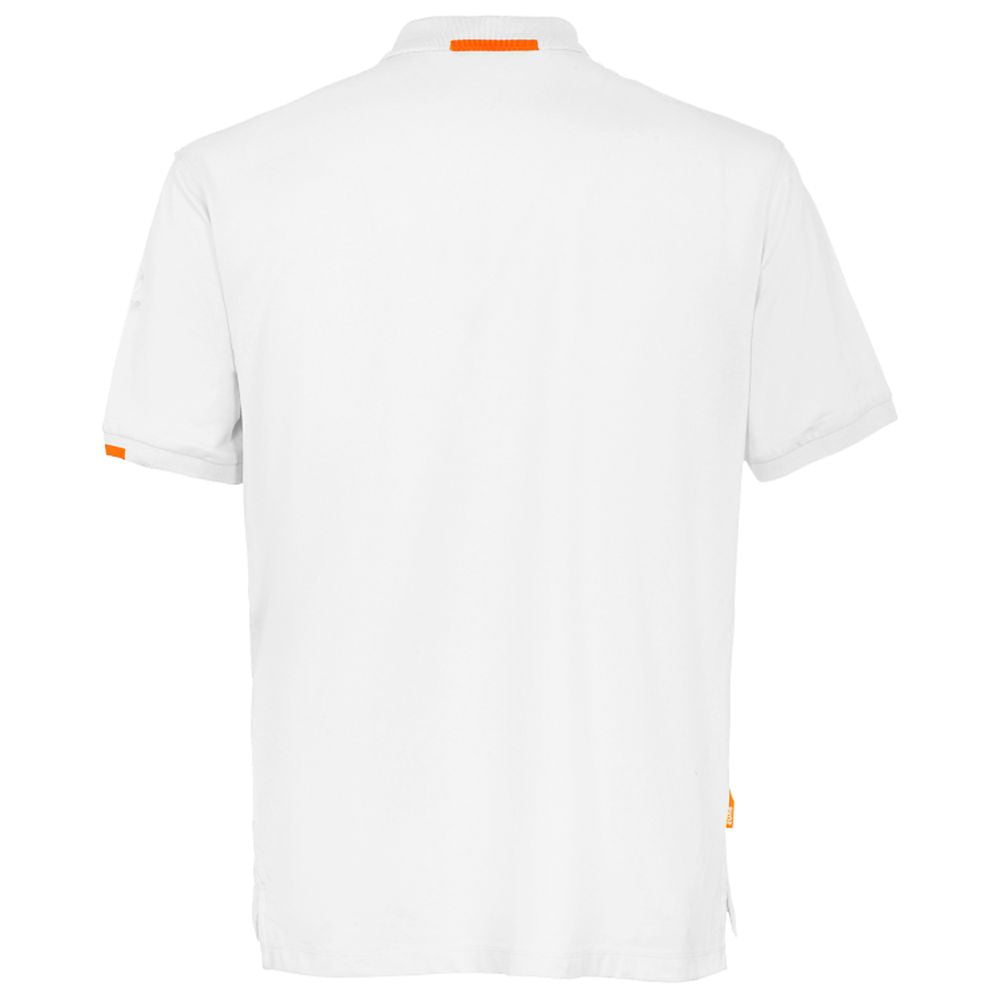 Suns White Cotton Polo Shirt SU-15078-XXL