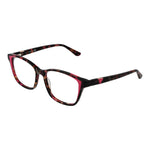 Guess Brown Women Glasses Frame full-rim plastic rectangle eyeglasses with demo lenses in brown color. Size 54-16-140.