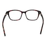Guess Brown Women Glasses Frame, full-rim rectangle style with plastic material and demo lenses, size 54-16-140, temples length 140mm.