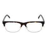 Guess Brown Women Glasses Frame with full-rim browline style, brown color, demo lenses, and metal-plastic material, size 55-17-145.