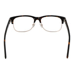 Guess Brown Women Glasses Frame with full-rim browline design, metal and plastic material, shown from the front.