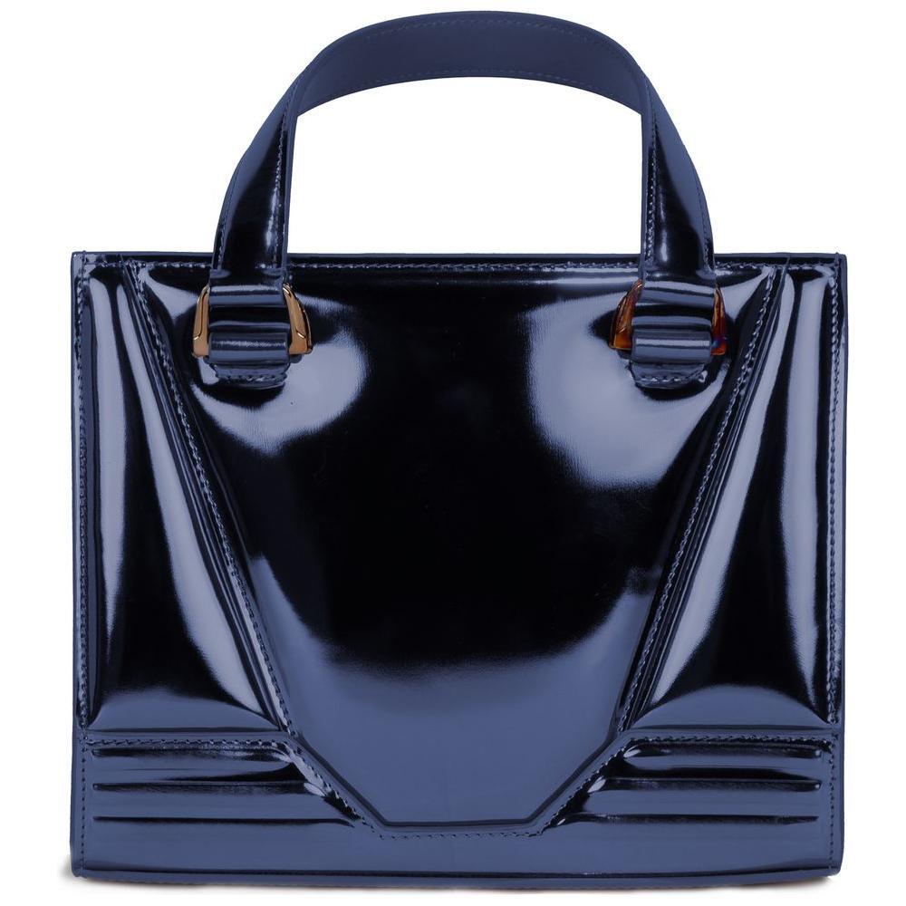 Ferrari Blue Leather Handbag FE-14947
