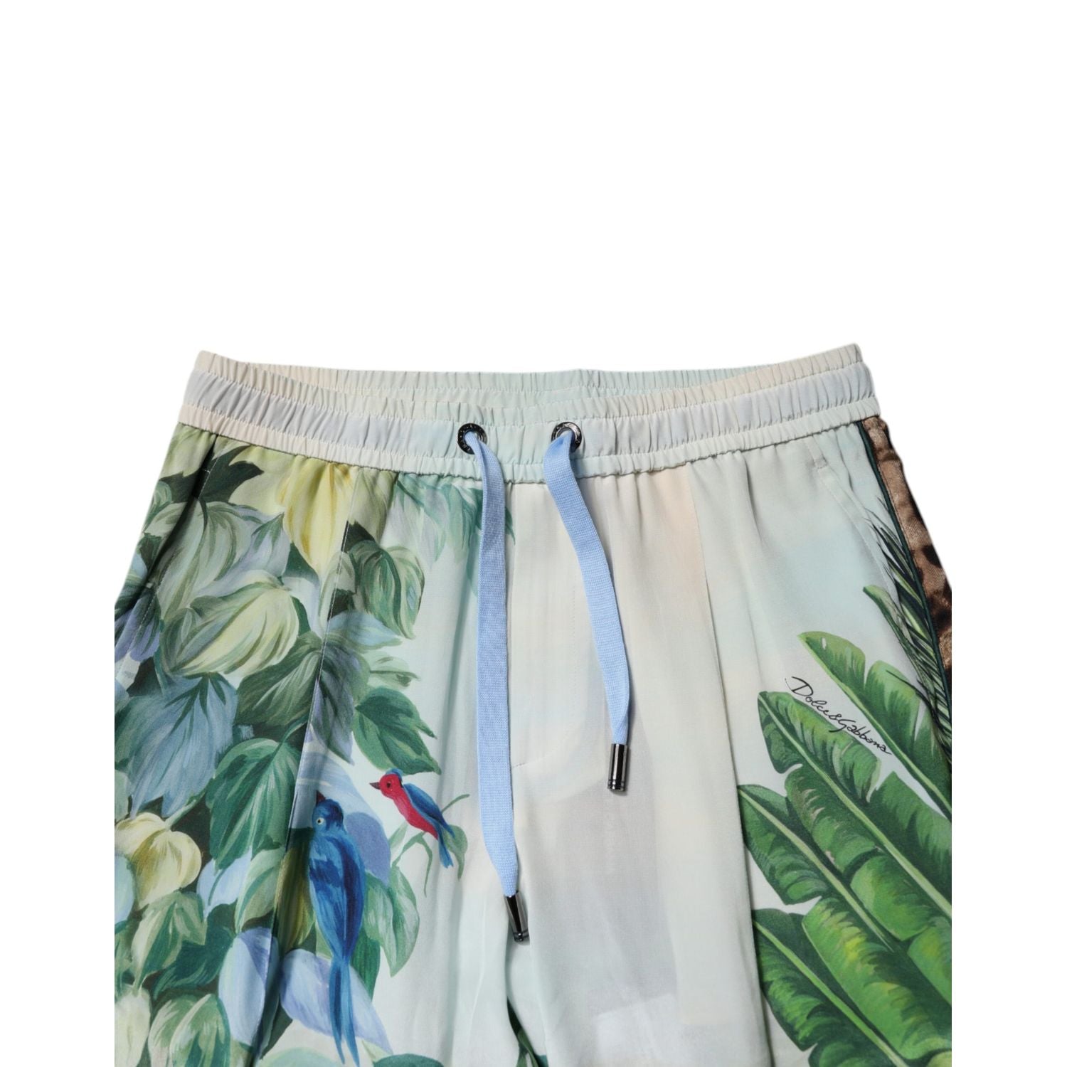 Dolce & Gabbana Multicolor Tropical Jogger Sweatpants Pants