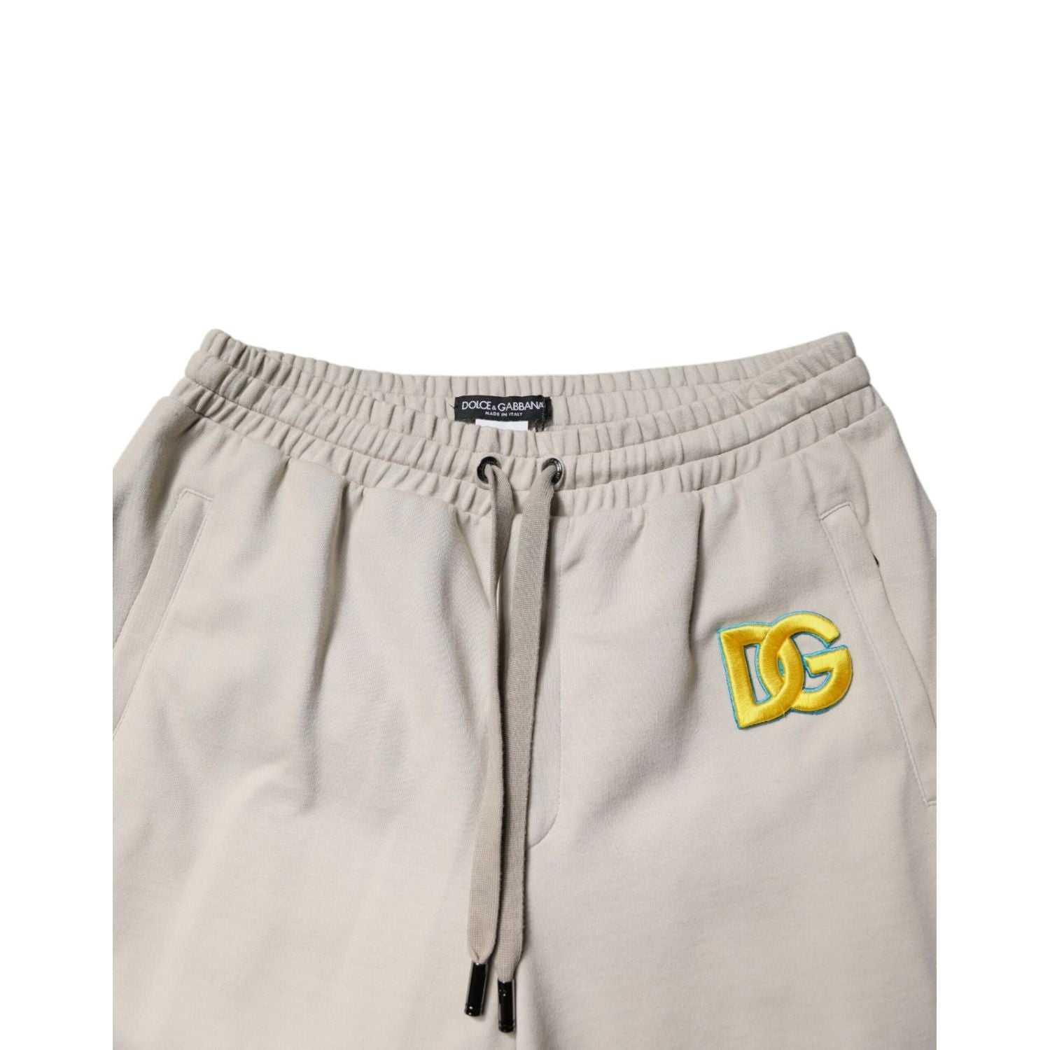 Dolce & Gabbana Multicolor Cotton DG Jogger Sweatpants Pants