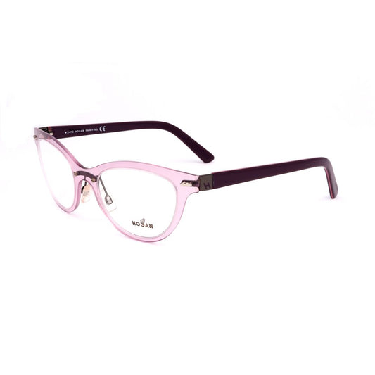 Hogan Purple Plastic Frames with bright lilac color, model HO5019078, dimensions 51/20/135mm, stylish eyewear for women.