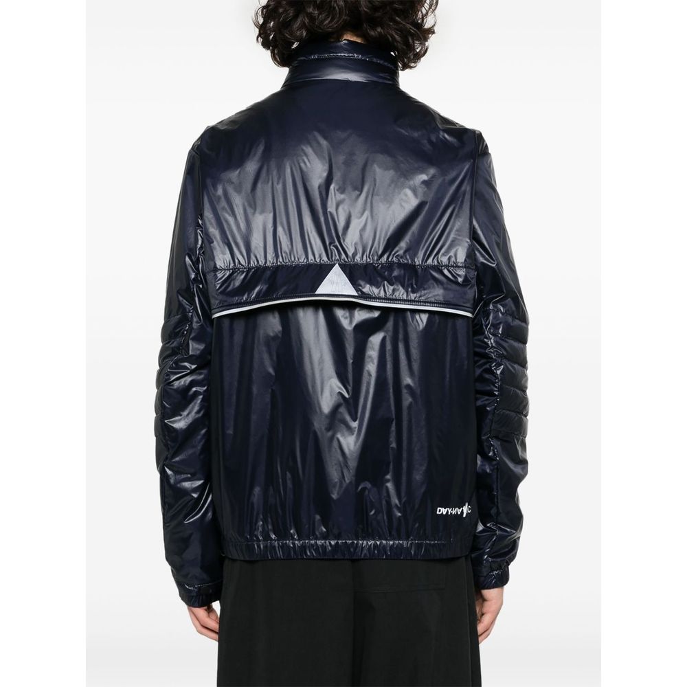Moncler Blue Polyamide Jackets & Coat