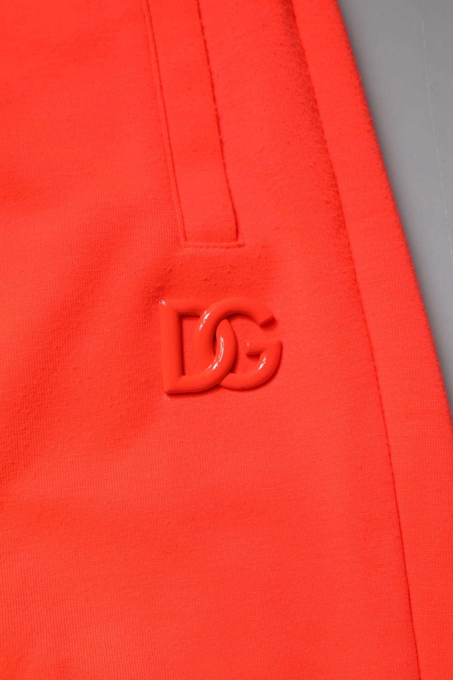 Dolce & Gabbana Red Polyester Mid Waist Men Bermuda Shorts PAN75718-50