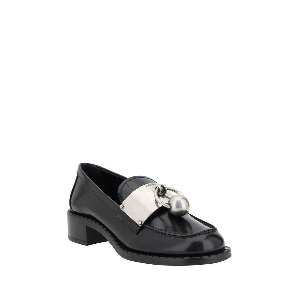 Prada Leather Loafers PR-1D981NFD035P39F0002-EU36.5/US6.5