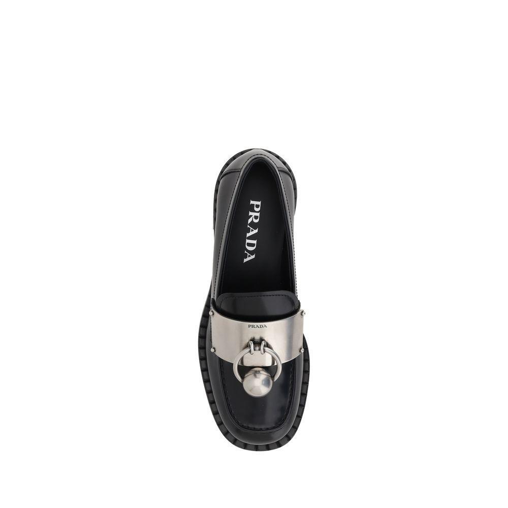 Prada Leather Loafers PR-1D981NFD035P39F0002-EU36.5/US6.5
