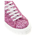 Casadei Fuchsia Elegance Leather Sneakers CA-452967520013884-EU35/US5