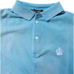 Dolce & Gabbana Blue Cotton Crown Collared Men Polo T-shirt TSH90007-46
