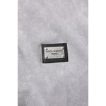 Dolce & Gabbana Gray Logo Plaque Cotton Men Polo Shirt T-shirt TSH90043-46