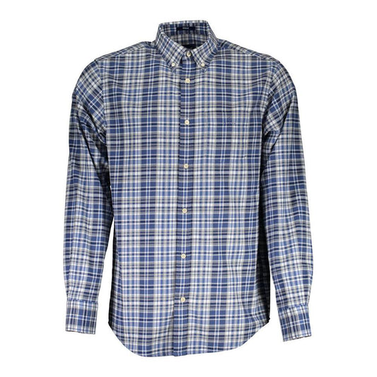 Gant Blue Cotton Men Shirt GA-1409-S