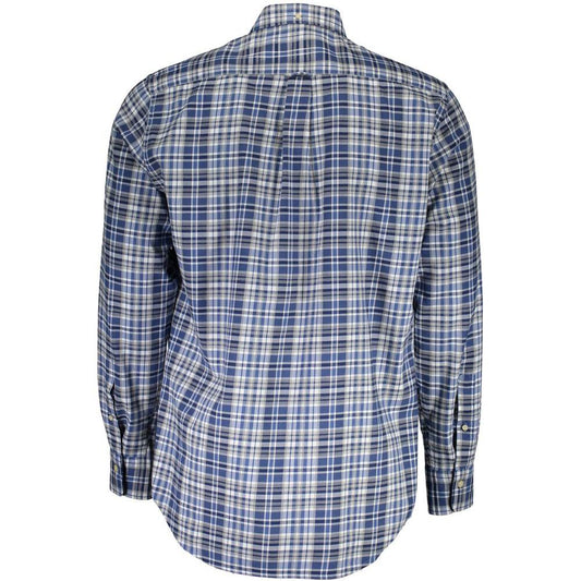 Gant Blue Cotton Men Shirt GA-1409-S