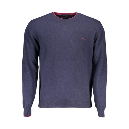 Harmont & Blaine Blue Wool Men Sweater HA-1799-XXL