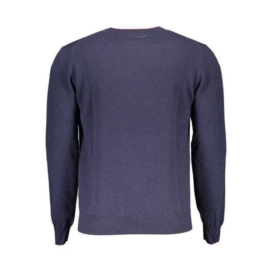 Harmont & Blaine Blue Wool Men Sweater HA-1799-XXL