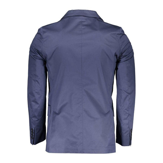Gant Blue Cotton Men Jacket GA-2579-IT50 | L