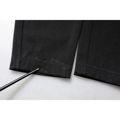 Dolce & Gabbana Black Nylon High Waist Slim Fit Pants