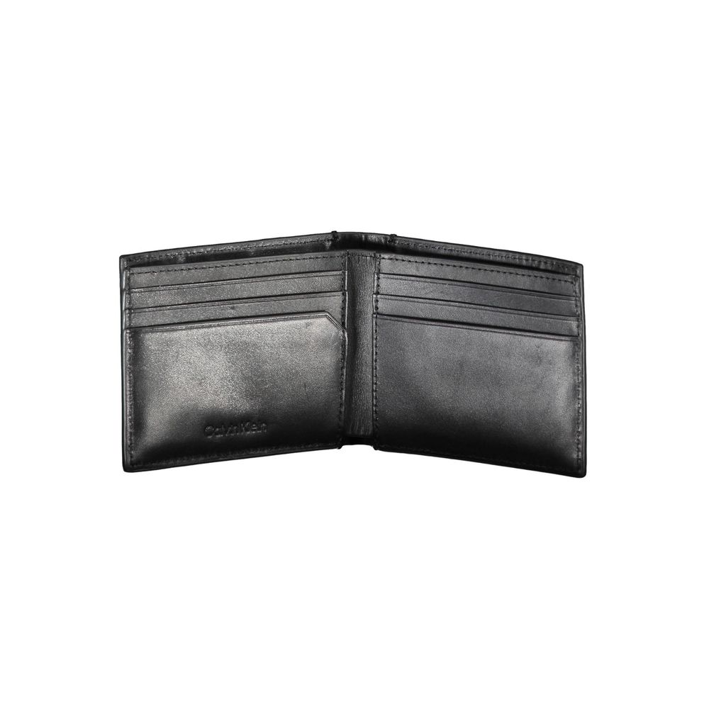 Calvin Klein Black Eco Leather Men Wallet