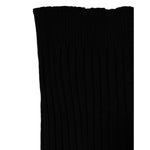 Dolce & Gabbana Black Cashmere Knitted Neck Warmer Foulard Scarf MS7363