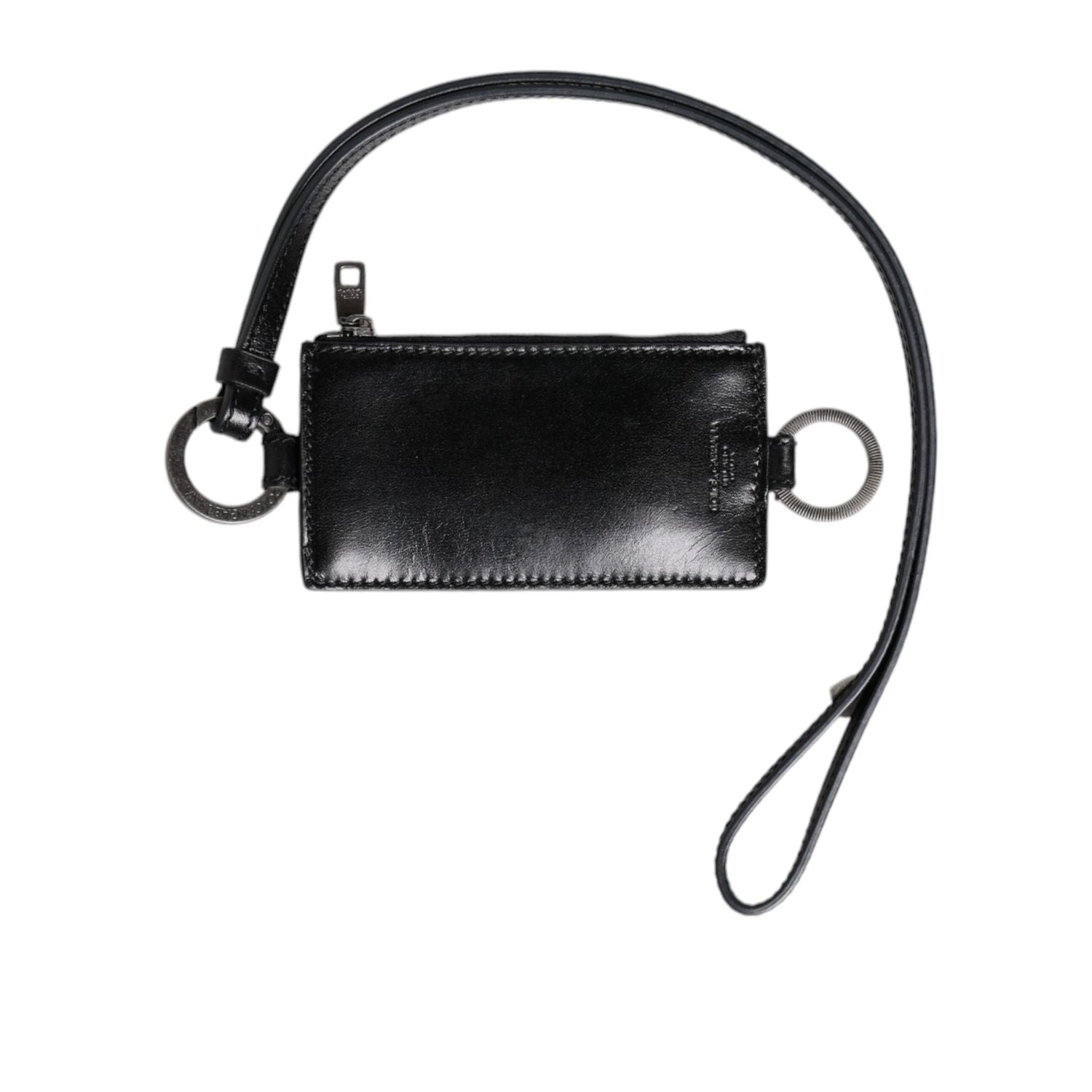 Front view with bag zipped and handles upright.