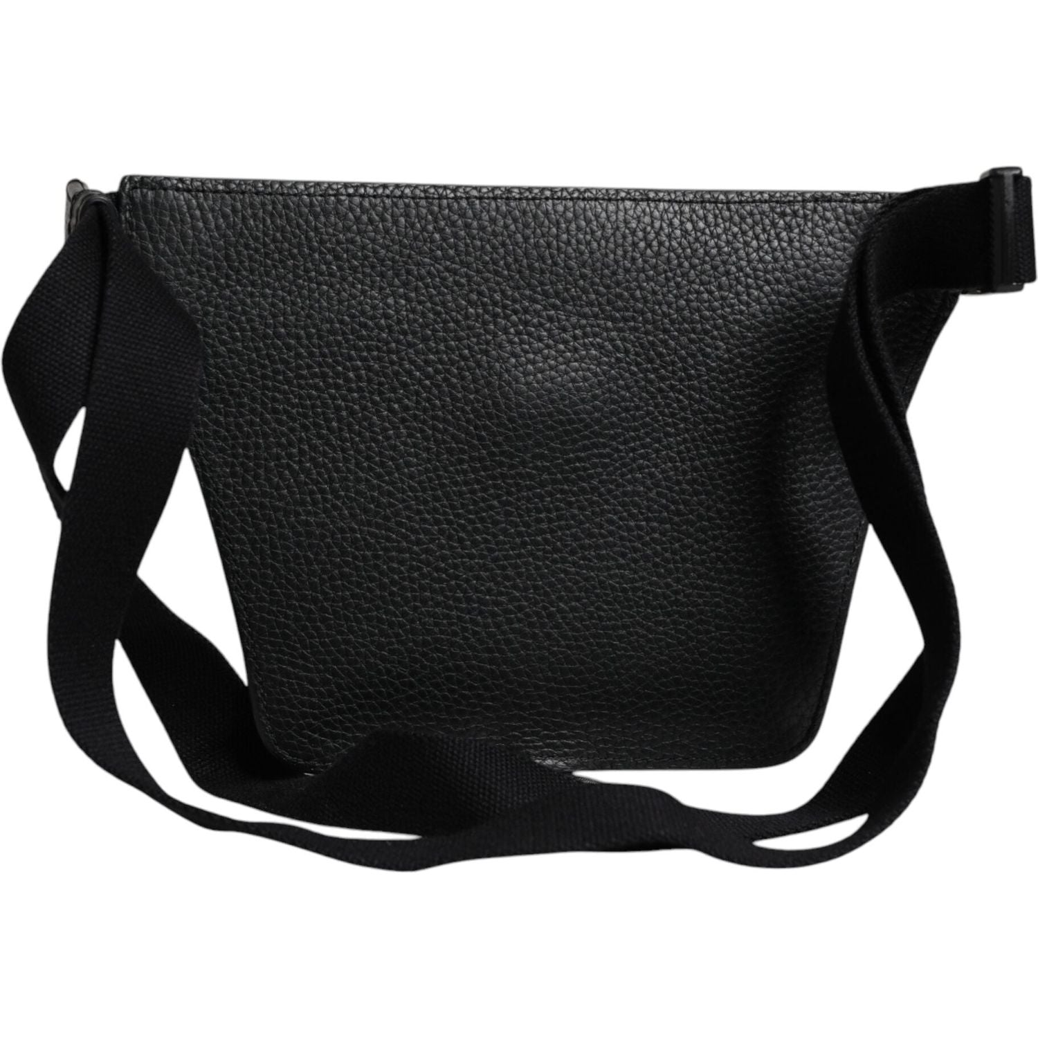 Front view with bag zipped and handles upright.