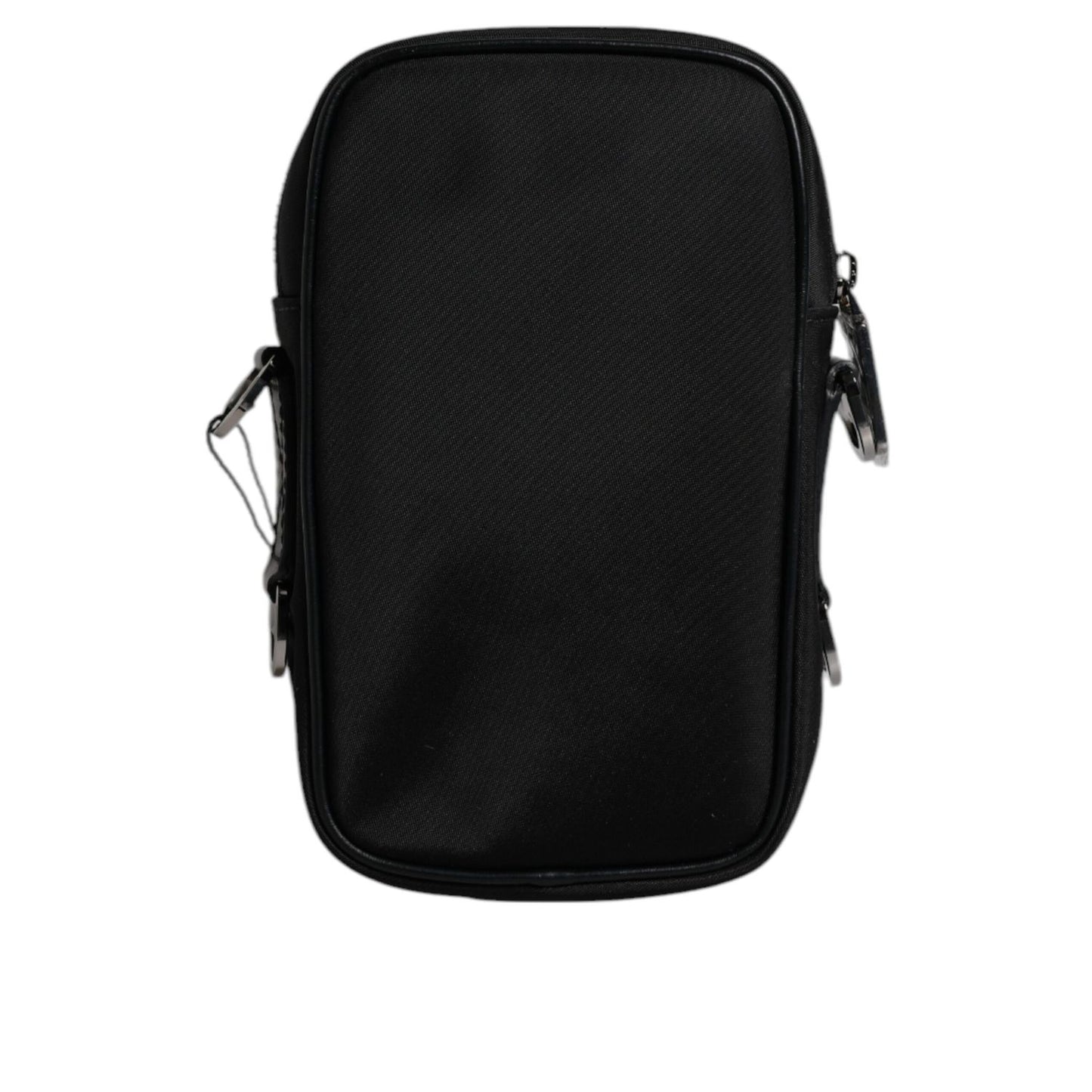 Dolce & Gabbana Multicolor Leopard Jacquard Logo Plaque Neck Strap Bag