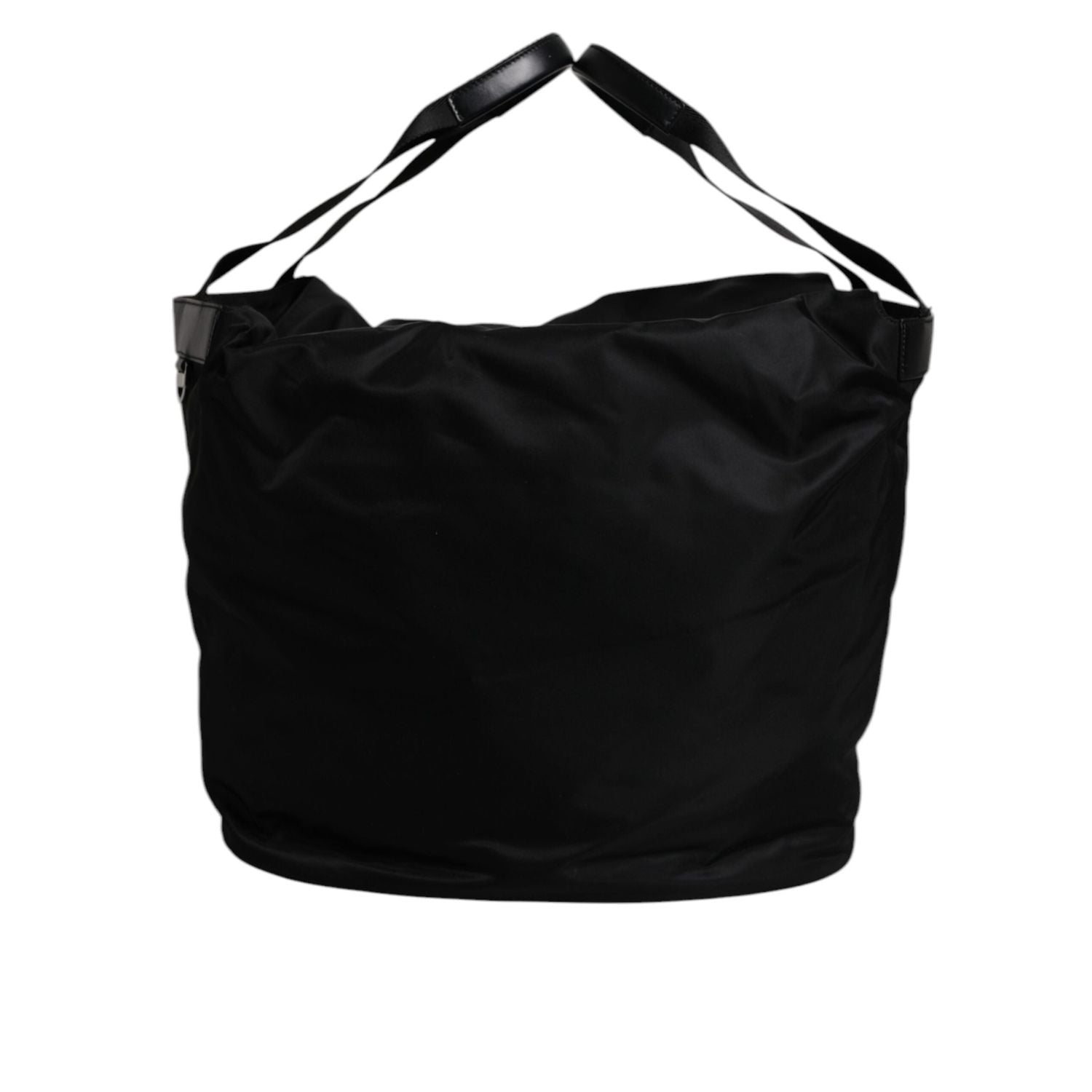 Front view with bag zipped and handles upright.