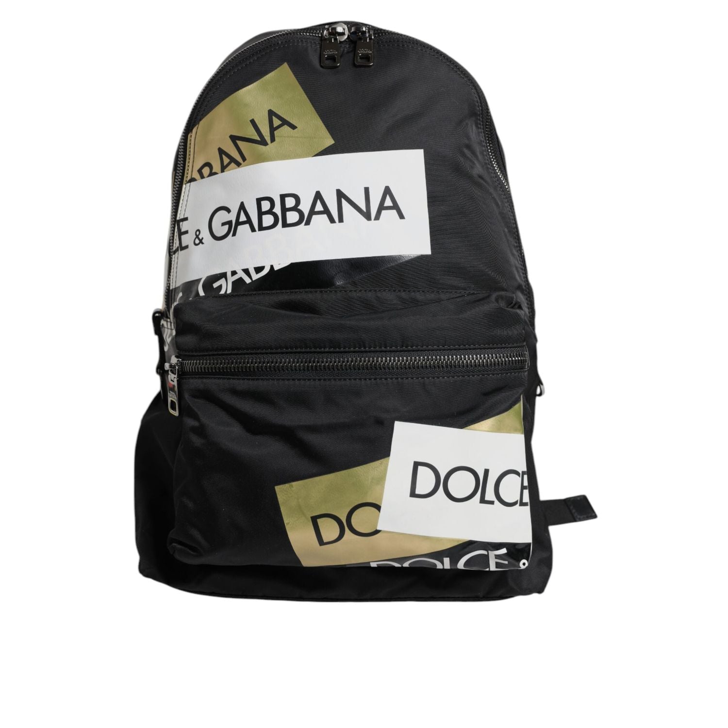 Front view with bag zipped and handles upright.