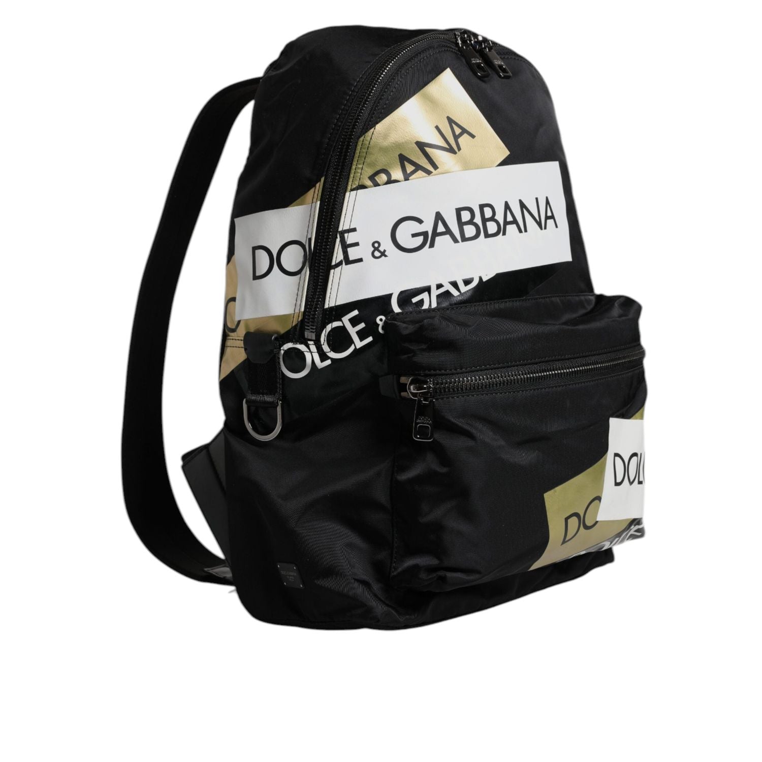 Front view with bag zipped and handles upright.