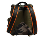 Dolce & Gabbana Military Green Patchwork Travel Backpack Bag BAG4473