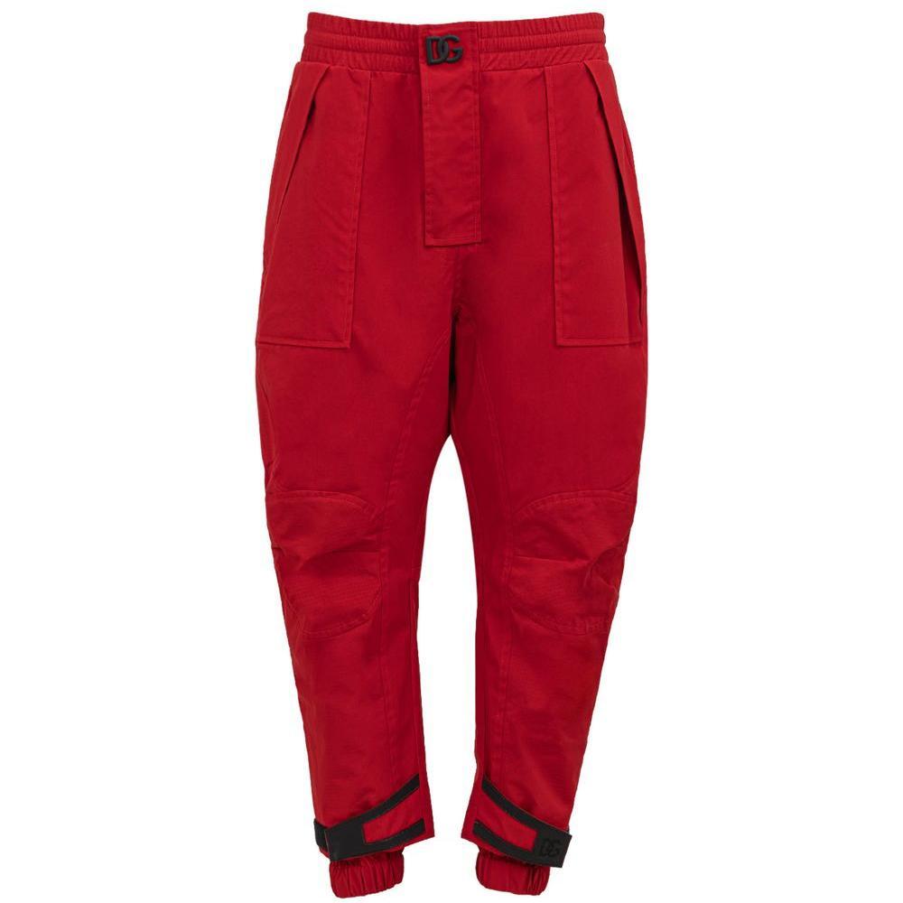 Dolce & Gabbana Red Polyamide Pant DO-8356665-IT48 | M