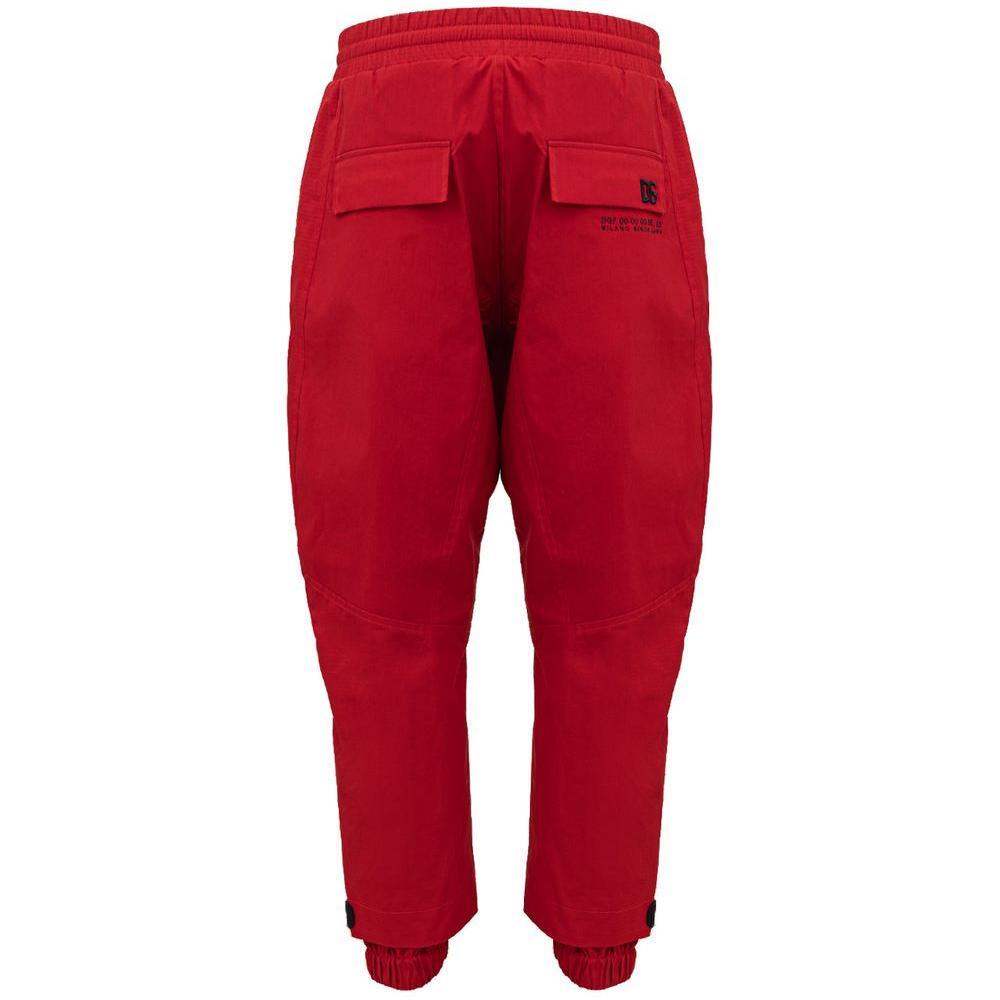 Dolce & Gabbana Red Polyamide Pant DO-8356665-IT48 | M