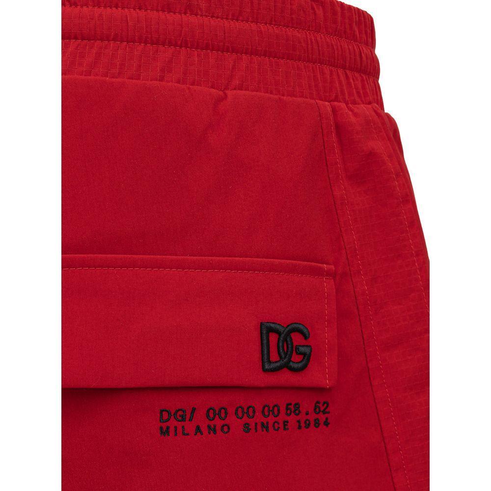 Dolce & Gabbana Red Polyamide Pant DO-8356665-IT48 | M