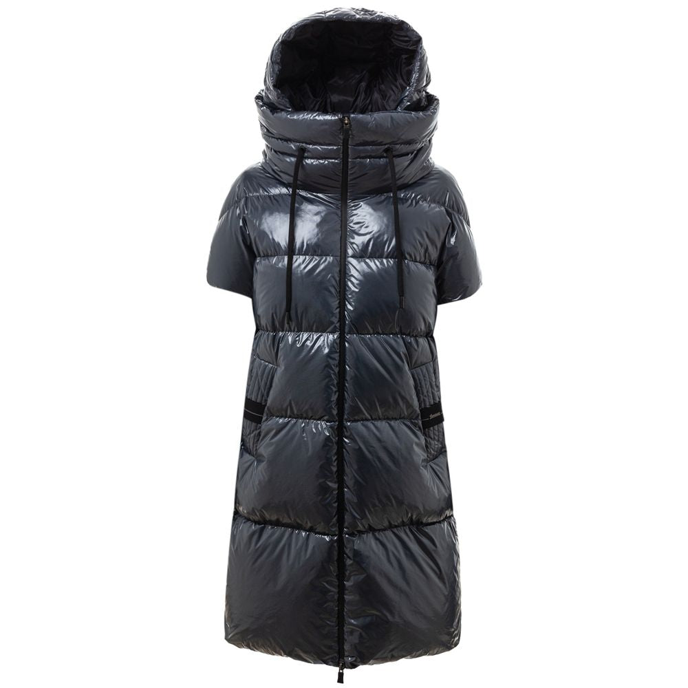 Herno Blue Polyamide Coat