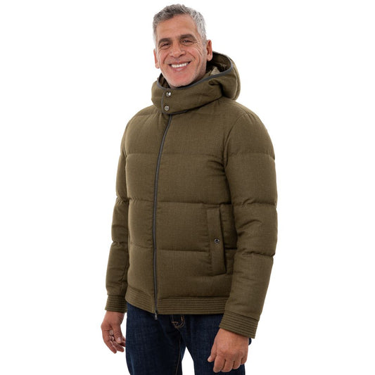 Herno Green Wool Jackets & Coat HE-7599674-IT50 | L
