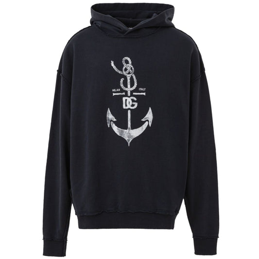 Dolce & Gabbana Blue Cotton Sweatshirt DO-7579673-L