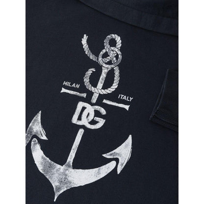 Dolce & Gabbana Blue Cotton Sweatshirt