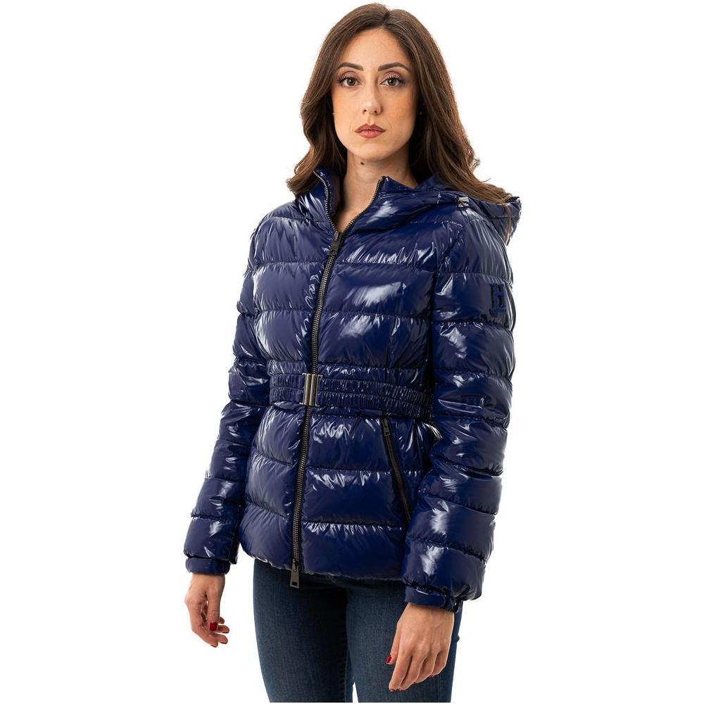 Herno Blue Polyamide Coat