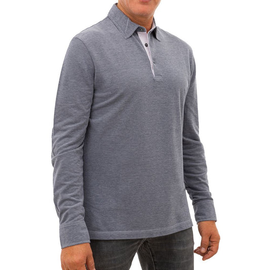 Corneliani Blue Cotton Polo Shirt CO-7730673-IT50 | L