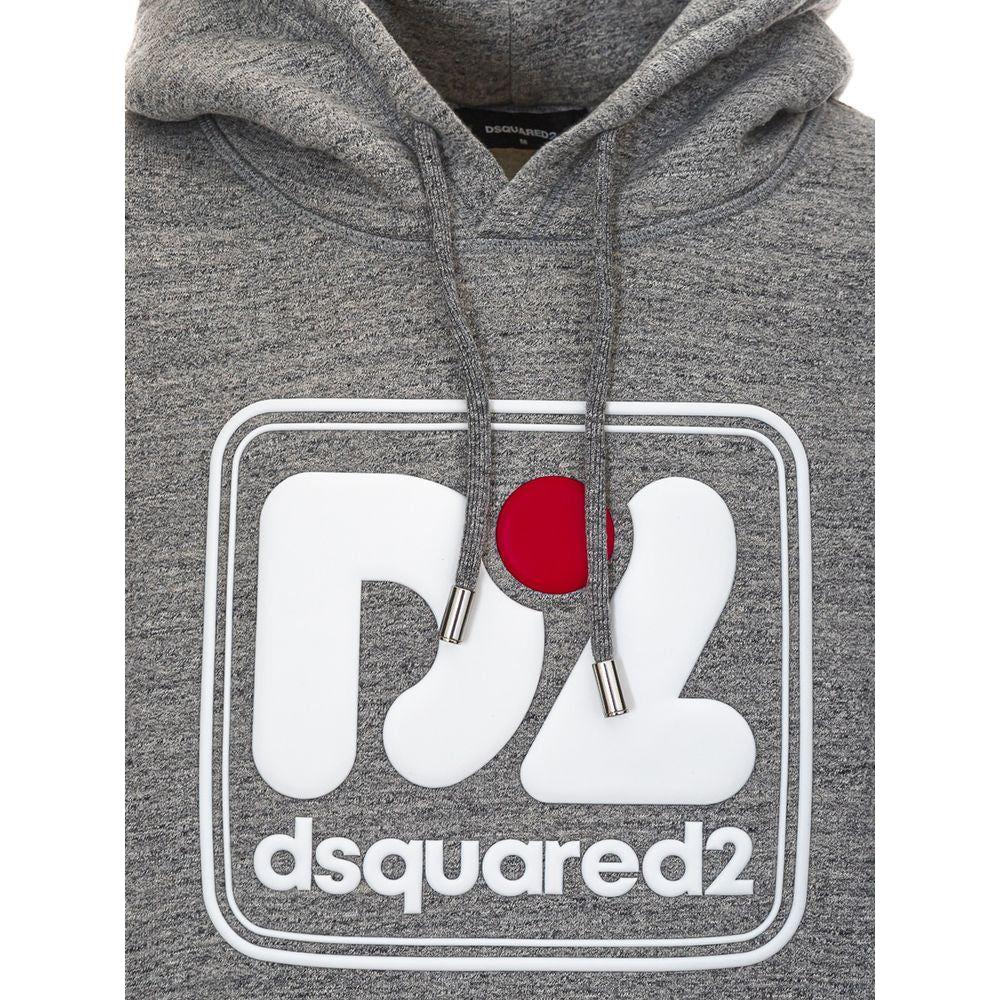 Dsquared² Gray Cotton Hoody