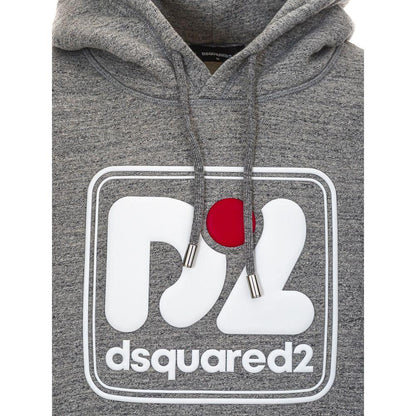 Dsquared² Gray Cotton Hoody