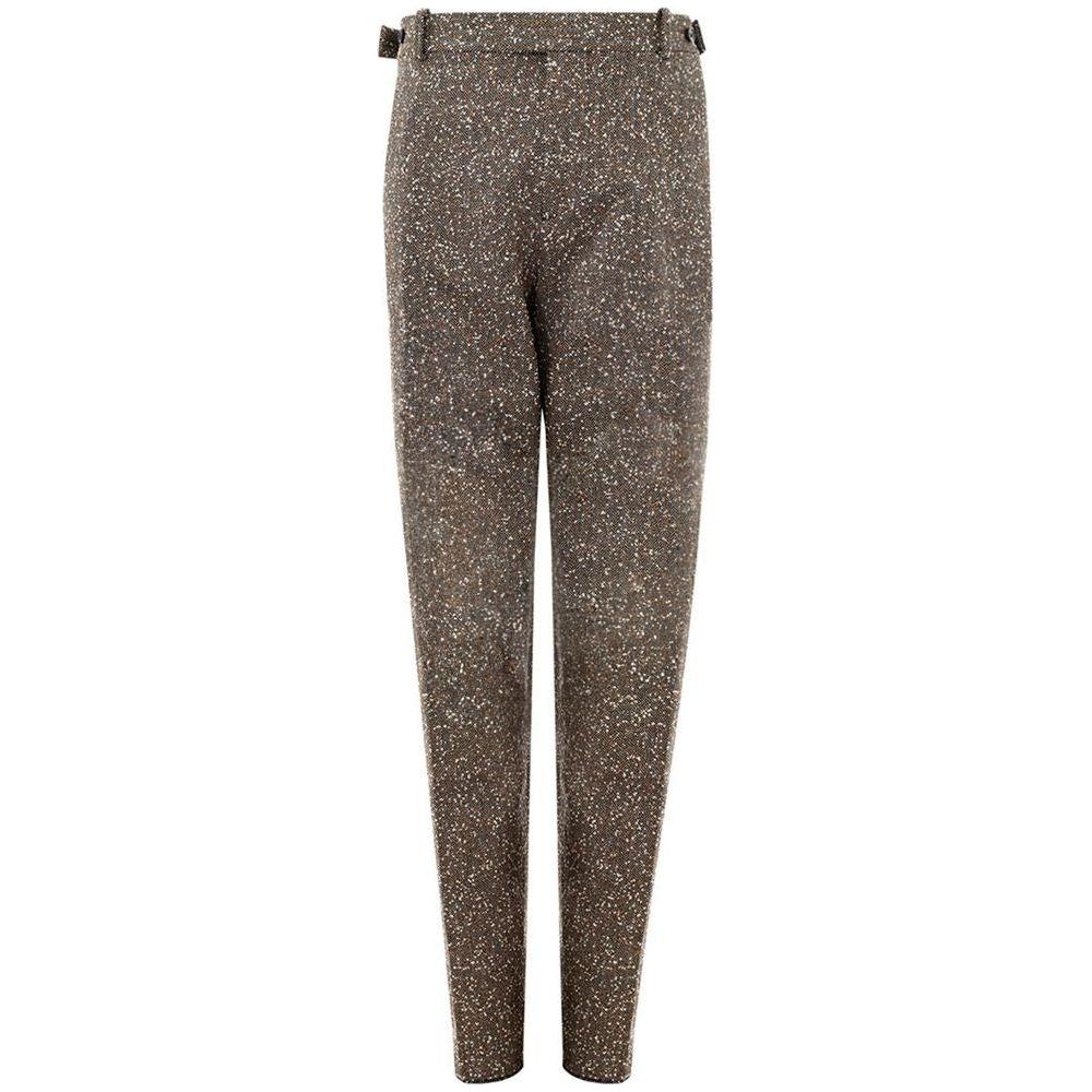 适合优雅夜晚的多色粘胶长裤